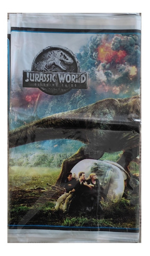 World Dinos Jurassic Set 2 Manteles Rectangular Tablon 2 Mts