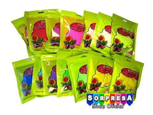 100 Slime Fomy Moldeable Arcilla Masa Juguete Didáctico Fies Surtidos