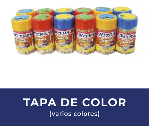 Palillos De Madera Para Dientes 12 Botes Para Cocina Y Mesa