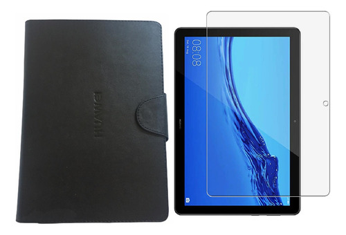 Estuche Para Tablet Huawei Mediapad T5 10.1 + Vidrio Templad