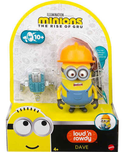 Boneco Minions - The Rise Of Gru - Dave - Mattel