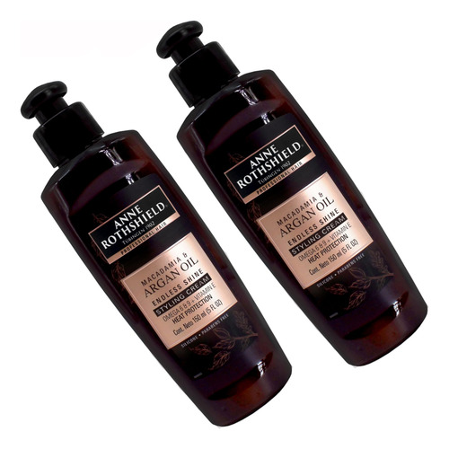 Anne Rothshield Crema Para Peinar Macadamia And Argan 2pack