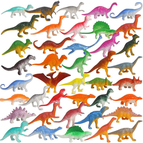 Fingooo Mini Figuras De Dinosaurio, 39 Piezas, Juguetes De D