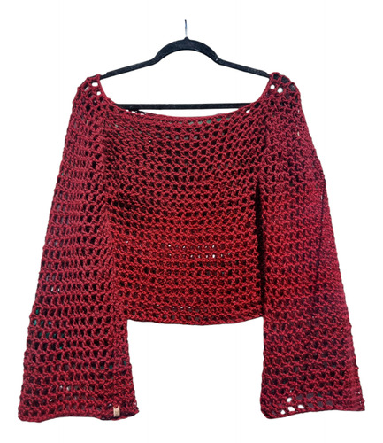 Sweater Tejido A Mano Crochet Hipoalargenico Sedificado Unic