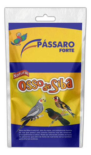 Osso De Siba Natural Para Pássaros - Unidade