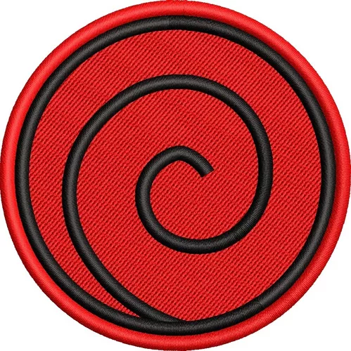 Patch Bordado Termocolante Naruto Nuvem Akatsuki Uchiha