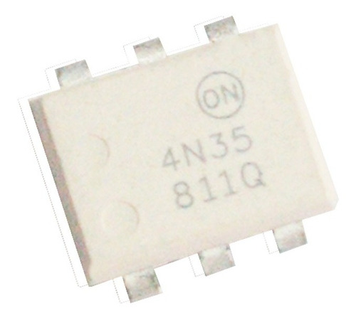 10pzs 4n35 Optoacoplador Salida Transistor Tipo Dip 6 Pines