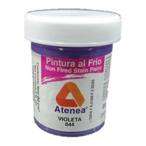 Pintura Al Frio Atenea 60 Cm3 Violeta Pack 2 Und