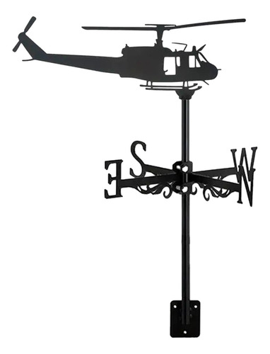 Estatuilla De Helicóptero, Adorno De Paleta De Viento,