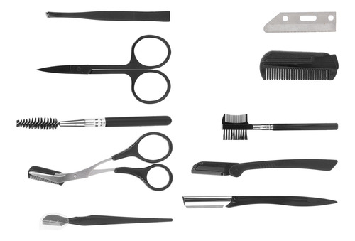 Conjunto De Cuidados Com Sobrancelhas, Kit De 10 Peças, Teso
