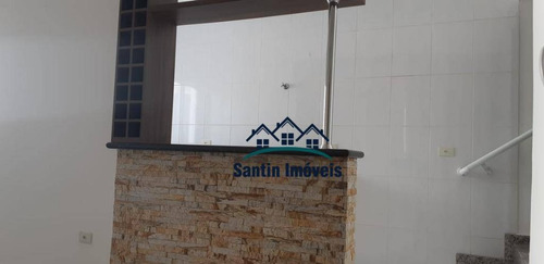 Cobertura Com 2 Dormitórios(01 Suíte)espaço Gourmet,02 Vagas Cobertas À Venda, 146 M² Por R$ 425.000 - Vila Humaitá - Santo André/sp - Co0506