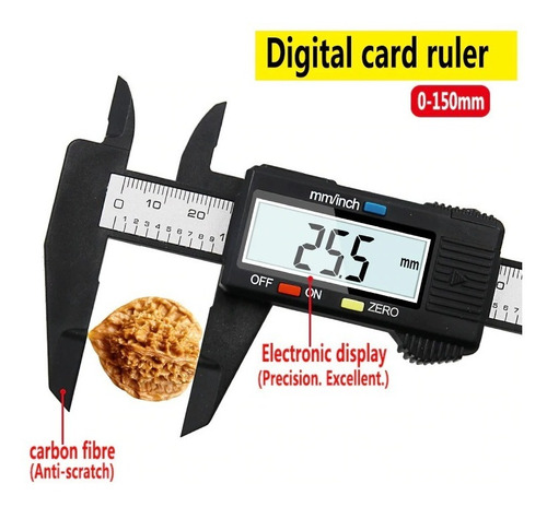 Calibre Digital De Medición Crossmaster Fibra De Carbono