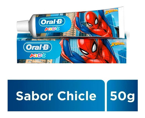 Imagen 1 de 7 de Pasta Dental Oral B Pro Salud Kids Spiderman X 50 Gr