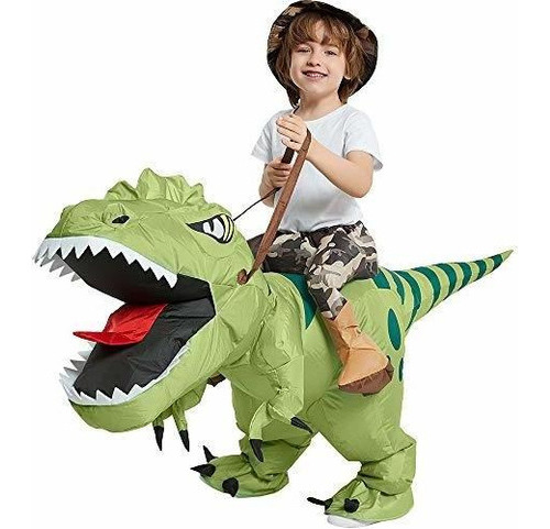 Disfraz De Dinosaurio Inflable One Casa Para Montar T Rex Ai