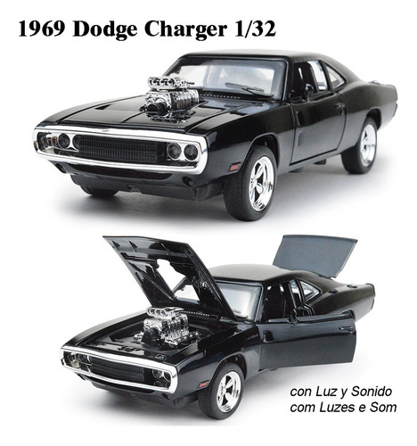 Ghb Dodge Challenger Srt Hellcat Redeye Miniatura Metal Car