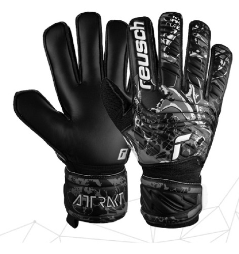 Guantes De Portero Reusch Attrakt Solid Semiprofesional A/b