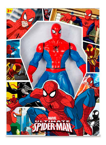 Figura Articulada Grande Spiderman Ultimate Revolution 50 Cm