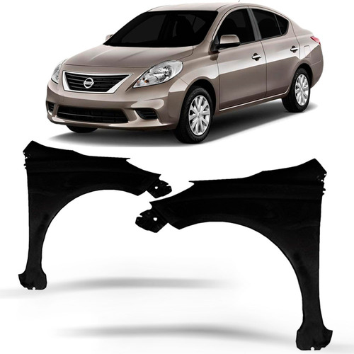 Paralama Versa Nissan 2011 2012 2013 2014