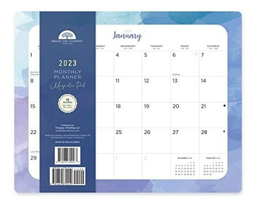 2023 Refrigerador Magnético Calendario De Pared Pad Y4jws