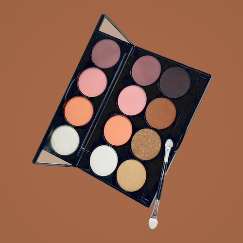 Imagen 2 de 5 de Paleta De Sombras Para Ojos X 8 Colores Xúlu Z484