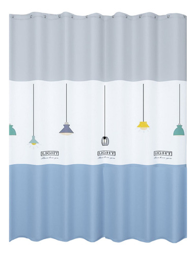 Xc Cortina De Ducha Impermeable Prueba De Moho Para Baño