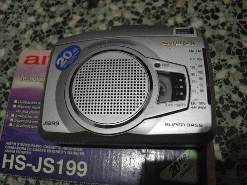 Imagen 1 de 3 de Walkman Aiwa Hs-js199