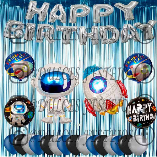 Pack Decorativos Cumpleaños, Globos, Fiestas, Pasteles.
