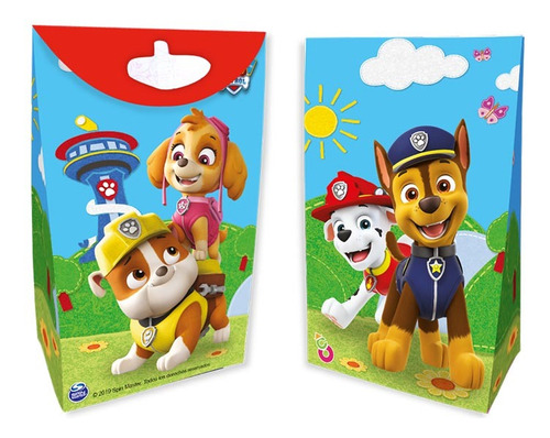 Set Cotillón Cumpleaños Para 20 Niños - Diseño De Paw Patrol