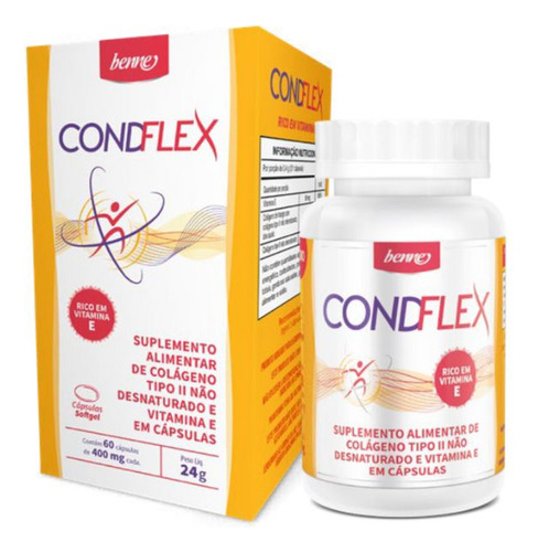 Condflex  - 60cp - Colágeno Tipo Ii (2) E Vitamina E