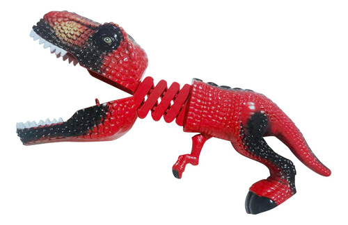 Juguete De Dinosaurio Agarrador De Mano, Juego De Garra Rojo