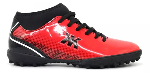 Zapatillas de Fútbol para Hombre Kaida CU22-7026 Blanco Rojo