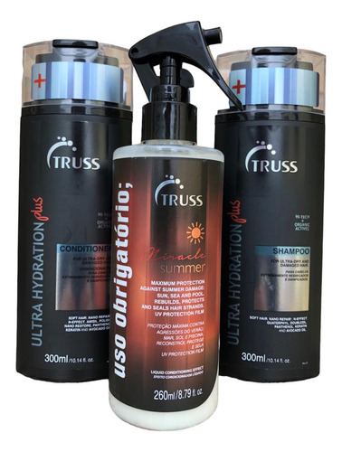 Truss Ultra Hydration Plus Shamp Cond 300ml + Summer 260ml