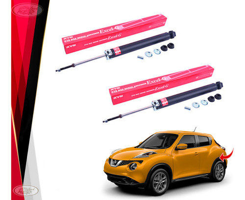 Kit Amortiguadores Traseros Nissan Juke 1.6 2012 A 2017 Kyb