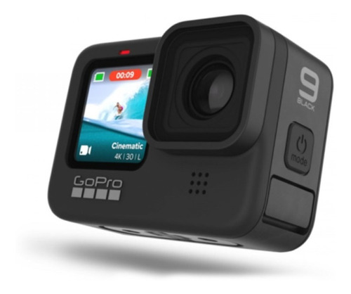 Imagen 1 de 10 de Cámara Gopro Hero 9 Black 5k 20mp Sumergible Gtía Oficial