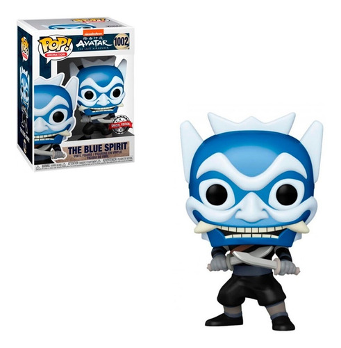 Funko Pop The Blue Spirit #1002 Zuko Exclusivo Avatar