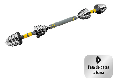 Imagen 3 de 7 de Kit De Mancuernas Pesas Con Discos 20 Kg