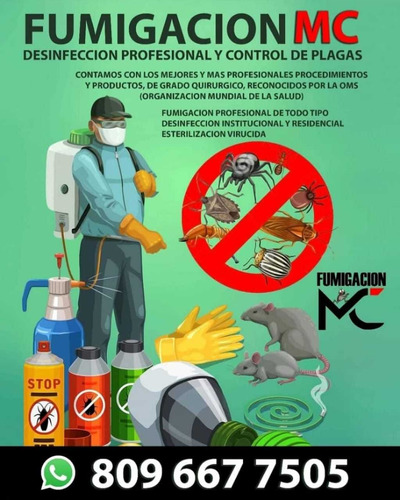 Imagen 1 de 1 de Fumigacion Y Desinfección Nota: Me Escribe X Whastapp
