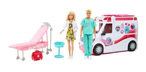 Barbie Medico Doctora Y Ambulancia  Hospital Luces Y Sonidos