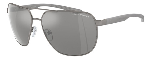 Óculos de sol cinza Armani Exchange Ax2047 originais