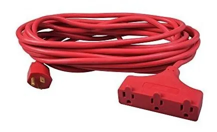 Cable De Extensión Coleman Cable 04218 14/3 Sjtw De Vinilo P