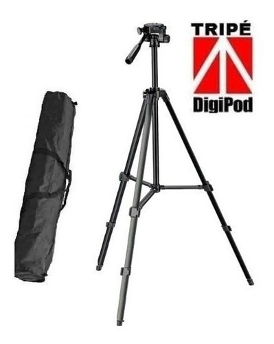 Tripé DigiPod Tr450cs Para Cameras, Leds E Celular (nfe) 