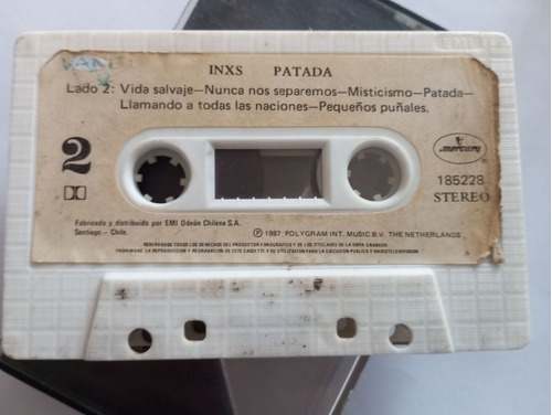 Inxs Cassette Musical Patada 87 Sin Carátula Ver Descripción