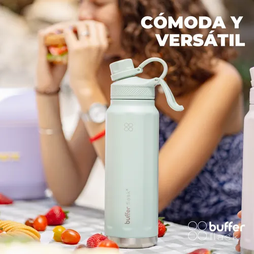 Termo Buffer Paine 1l Acero Inoxidable 24h Frío Sage Green