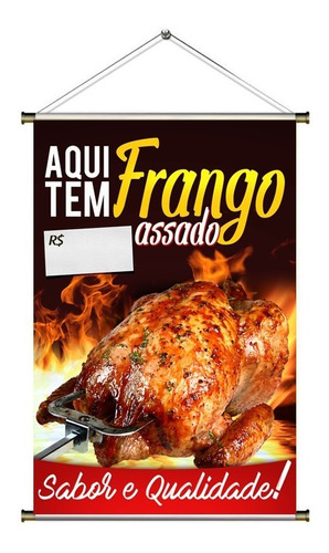 Banner De Frango Assado Especial  60x90cm