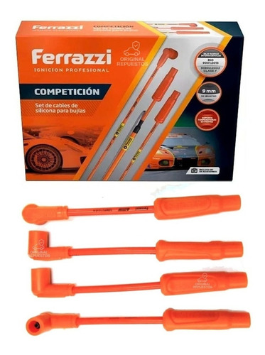 Cables Bujía Ferrazzi Competición Fiat Uno Atractive 1.4 Evo