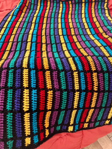 Piecera A Crochet 100x75 Cm, Diferentes Colores Y Diseños