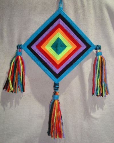 Ojos De Dios Huichol 25 Cm