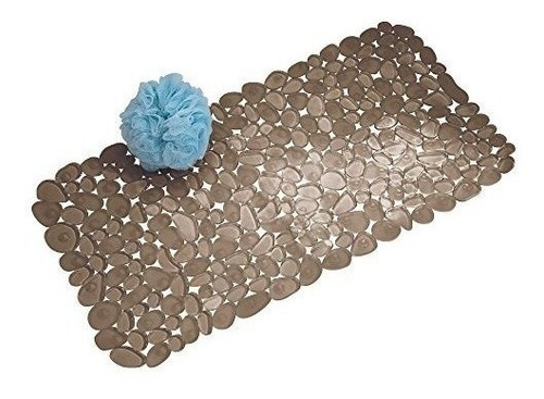 Antideslizante Para Bañera Alfombra Piedras 34x66cm - Ambar