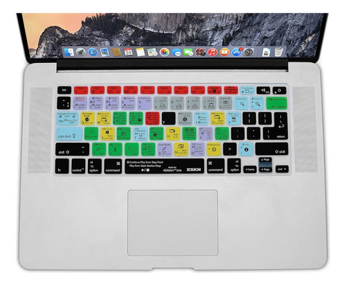 Protector De Teclado Ableton Live Para Macbook Air 13/15/17