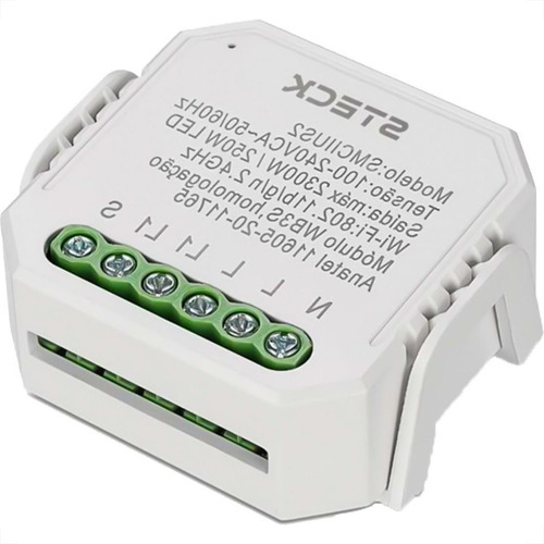 Interruptor Steck Smarteck 1 Modulo Interno Mini Wi-fi - Smc